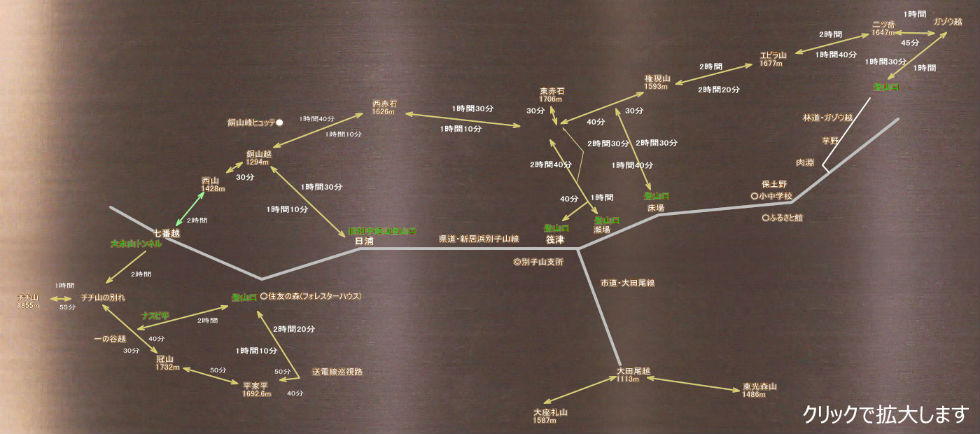 Mountaineering map